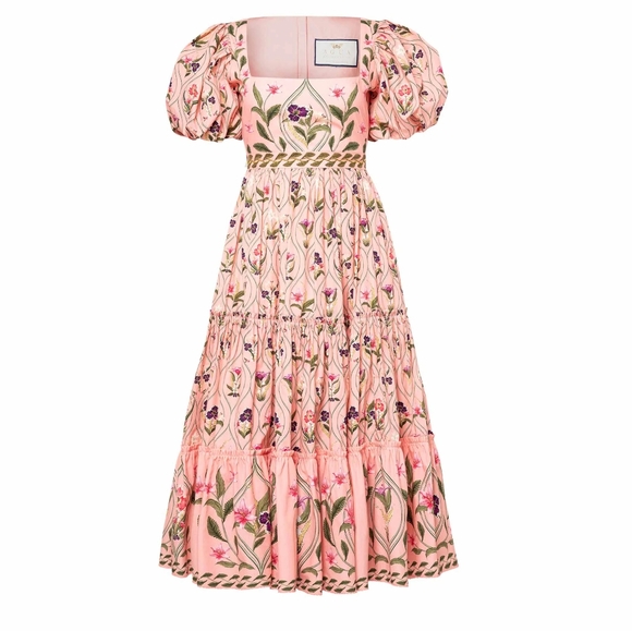 Big Sale! AGUA BY AGUA BENDITA Alga Pacifico Midi Dress - Picture 5 of 12